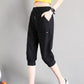Cropped Trousers Women's Summer Dress Thin Loose and Thin Plus Size 7 Points Sports Shorts Casual Breeches Running Harem Pants