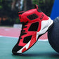 38-44 Men Mesh Sneakers Wear-resistant Basketball Shoes Deodorant Comfortable High-top Running Shoes