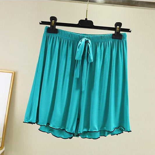 Ladies Loose Home Shorts Plus Size Pants Casual Pants Ice Silk Summer Pajamas