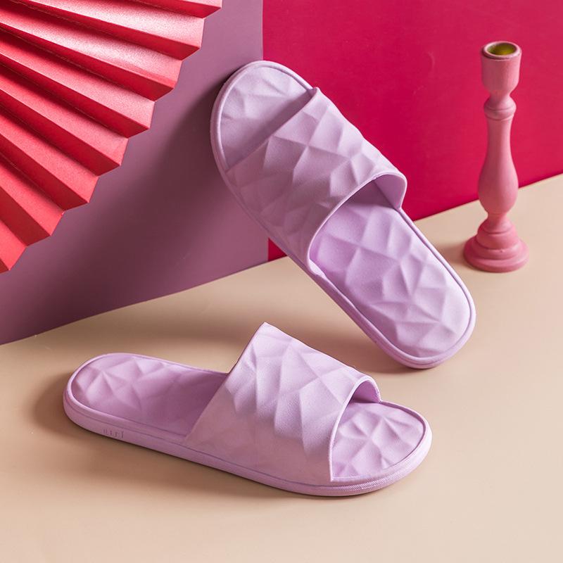 Summer Indoor Non-slip Couple Slippers Home Plastic Bathroom Men's Sandals and Slippers