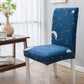 1Pc Geometric Dining Chair Cover Spandex Elastic Chair Slipcover Case Stretch Chair Covers for Wedding Hotel Dining Room