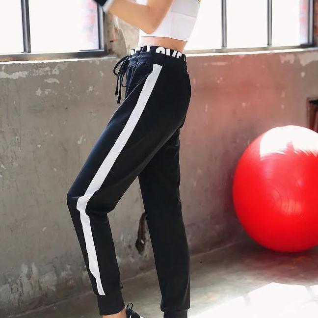 Women's Spring Sports Pants Loose Gym Running Quickly Dry Pants Summer Morning Running Thin Casual Pants