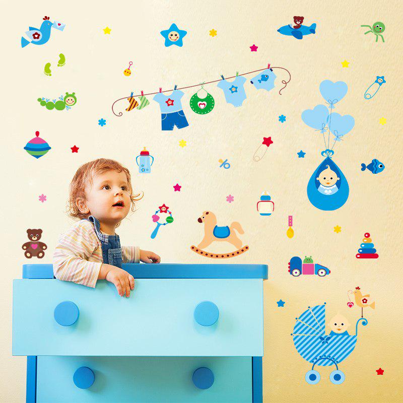 Stickers Warm Baby Room Wall Stickers Kids Room Bedroom Home Decoration Art Wall Stickers