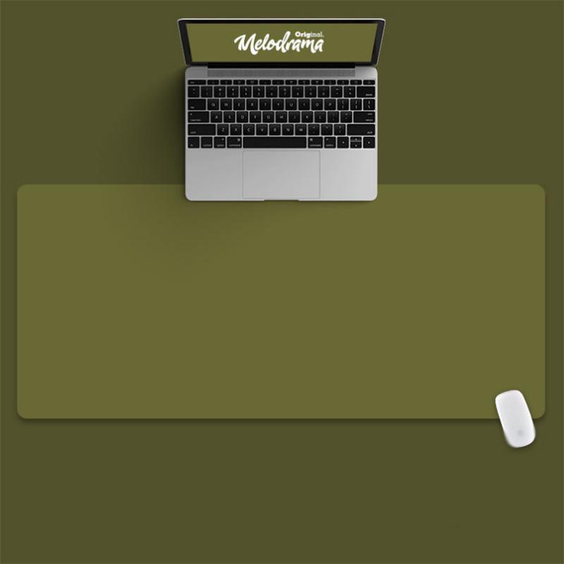 Chinese Style Solid Color Mouse Pad Oversized Office Computer Keyboard Pad Desk Pad Student Custom Medium Trumpet