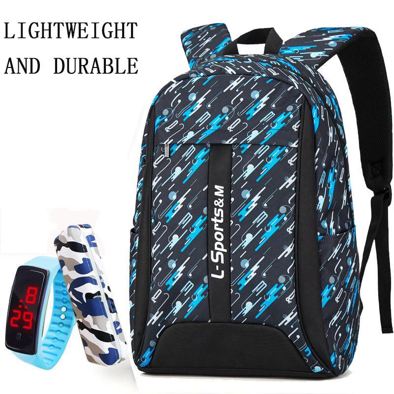 Junior High School Student School Bag High School Boy School Bag Male Trend Elementary School Student Backpack Female Large-capacity Backpack