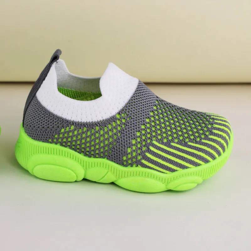 Children's Shoes In Spring and Summer Boys' Colorful Sports Shoes Breathable Soft Sole Antiskid Casual Shoes Girls' Light Shoes