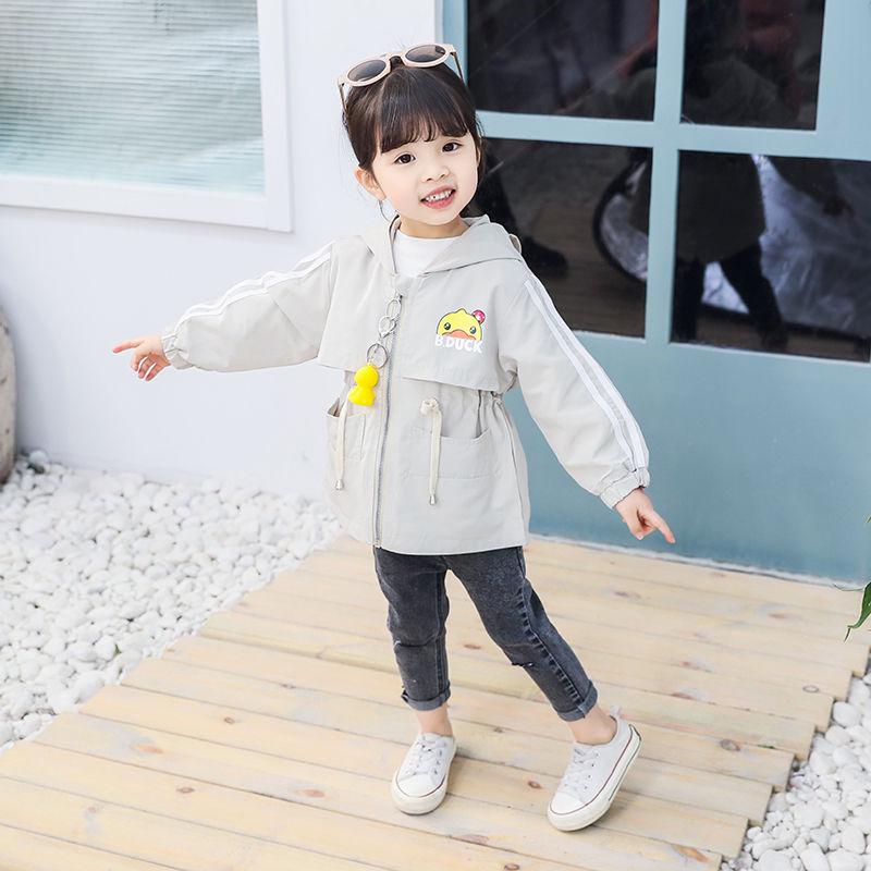 Baby Girls Jacket Autumn Cute Girls Trench Outerwear Kids Girls Windbreaker Coat Children Clothing