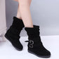 Women Boots Plus Size 35-43 Warm Cotton Winter Shoes Womans Western Boots Punk Fashion Designer Snow Boots
