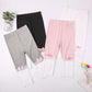 Girls' Cropped Trousers Summer Thin Children's Modal Lace Leggings Female Baby Outer Wear Pants