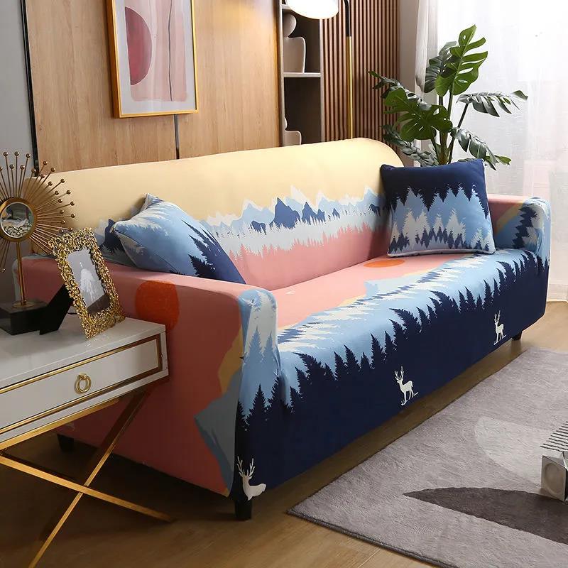 Slipcovers Sofa Cover Slip-resistant Sectional Couch Cover Sofa Towel Single/Two/Three/Four-seater