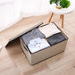 Cloth Storage Box Foldable Clothing Storage Box Household Storage Box Living Room Bedroom Dust-proof Covered Storage Box