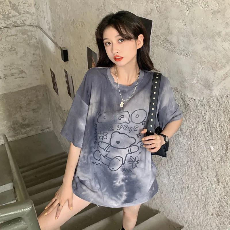 Short Sleeve T-Shirt Women's Summer Round Neck Loose Top