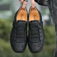 Comfortable Casual Leather Men Shoes Waterproof Split Leather Non-slip Men Shoes Flats Moccasins
