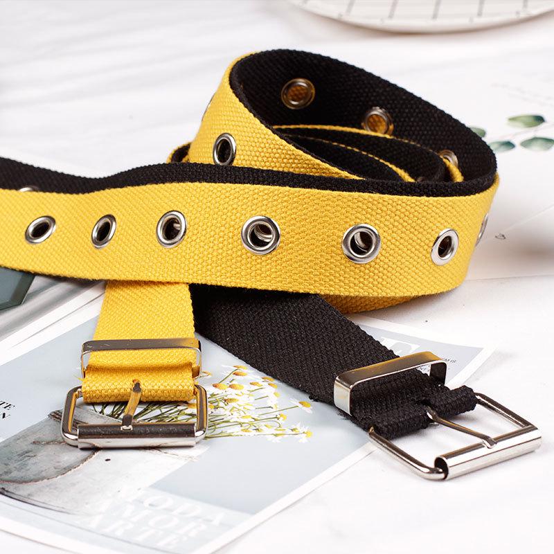 Belt Nylon Canvas Belt Jeans Personality Fashion Ladies Decorative Belt