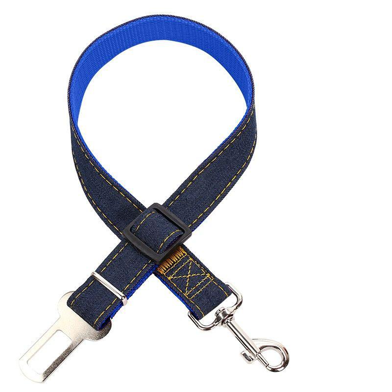 Adjustable dog safety car harness, dog seat belt-durable car dog seat belt-dog car seat belt, large dog, medium and small dog seat belt
