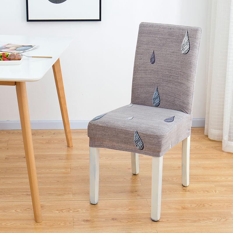 Chair Cover Elastic Printing Dining Stretch Elastic Slipcovers Chair Cover For Kitchen Wedding Hotel
