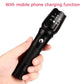 Strong Light Flashlight Rechargeable Super Bright Long-range Xenon Lamp Waterproof Outdoor Night Cavalry Special Forces Household Direct Charge