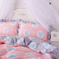 A Pair of Pure Cotton Floral Pillow Cases Pastoral Lace Pillowcases Double Bed Supplies To Increase Pillowcases Universal