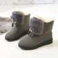 Snow Boots Female Autumn and Winter Korean Wild Student Cotton Shoes Short Tube Plus Velvet Thick Warm Fashion Boots