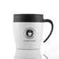 380ml Coffee Vacuum Cup Stainless Steel Vacuum Flask with Handle Cover and Stirring Spoon