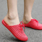 Women's Summer  Slippers Indoor Flat Bottom Breathable Non-slip Outer Wear Slippers