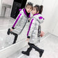 Hooded Girls Boys Winter Coat Long Sleeve Boys Winter Jacket WindProof Children Kids Winter Jacket