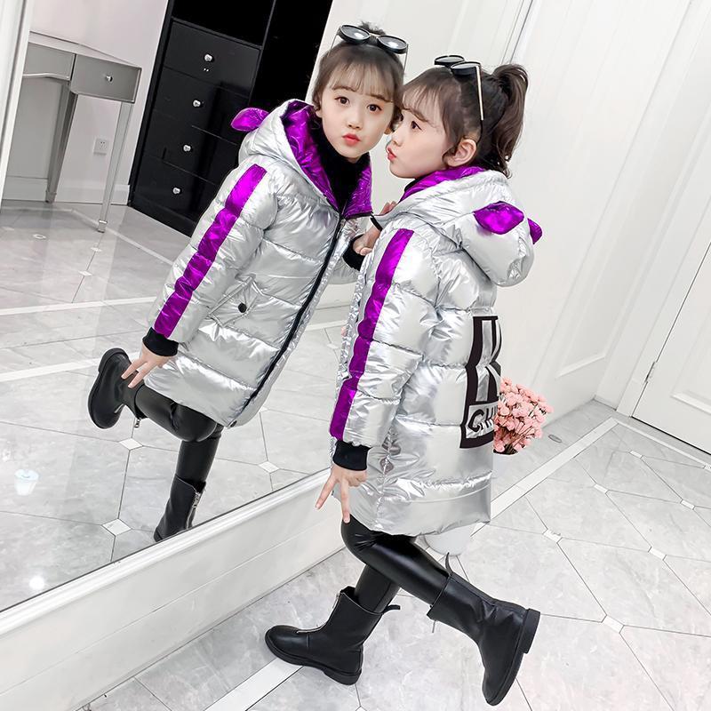Hooded Girls Boys Winter Coat Long Sleeve Boys Winter Jacket WindProof Children Kids Winter Jacket