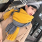 Men Fashion Scarves Men Winter Wool Knitted Cashmere Scarf Couple's Thick Warm Long Scarf