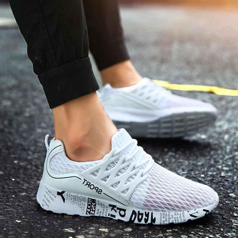 Size 39-44 Summer Men Sneakers Sandals Mesh Breathable Basketball Shoes Shockproof Lightweight Running Shoes Comfortable Deodorant Sport Shoeses