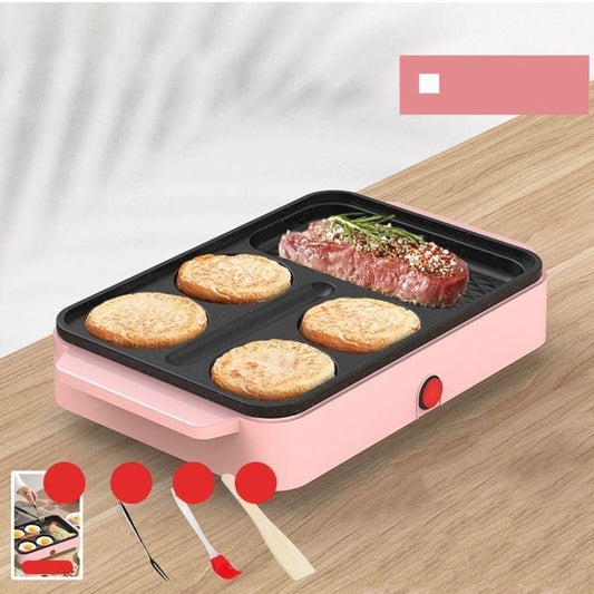 900W Frying and Baking Machine Flat Bottom Frying Pan Waffle Maker Kitchen Supplies for Family