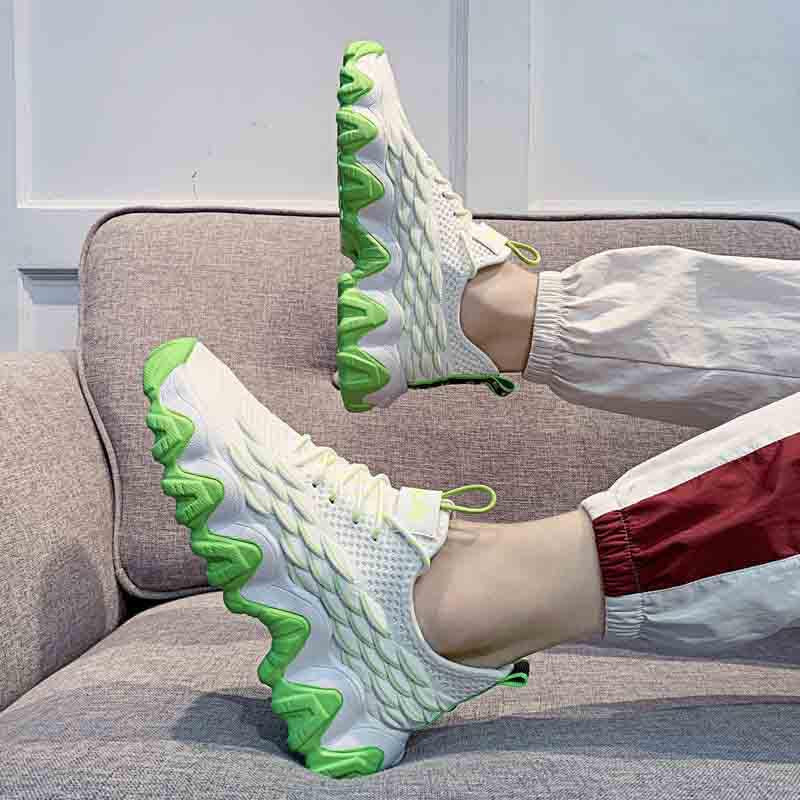 Plus Size 39-44 Fashion Summer Men Sneakers Low-top Mesh Running Basketball Shoes Outdoor Non-slip Shockproof Shoes