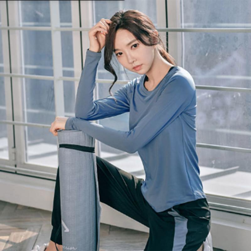 Plus Size Women's Sports Suits Loose Casual Shorts Running Clothes Long-sleeved Fitness Clothes Yoga Clothes Set