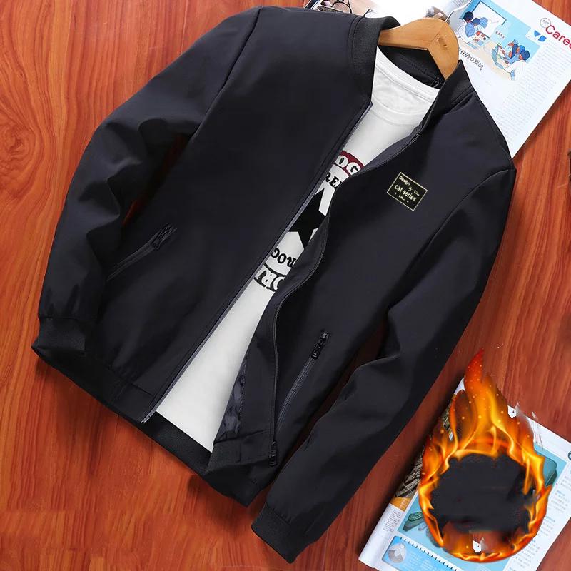 Jacket Men Fashion Casual Loose Mens Jacket Sportswear Outdoors Bomber Top Coat Mens Jackets Coats