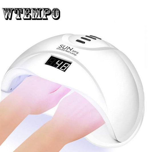 52W USB Nail Lamp UV LED Lamp Manicure Tools White Light Timer Quick Dry Portable Manicure Lamp