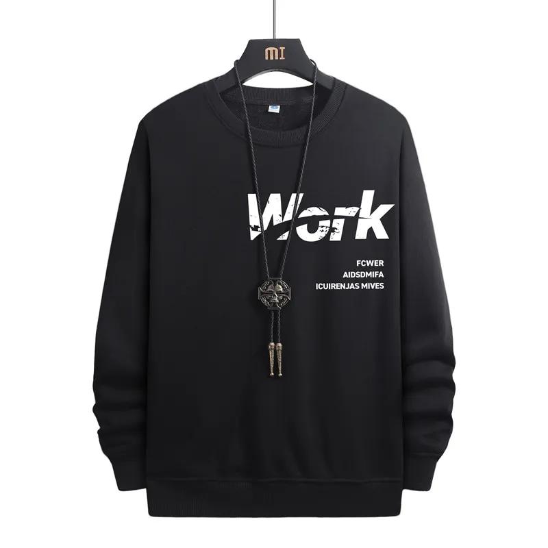 No Ball Fall and Winter Men's Sweater New Trend Pullover Long-sleeved Bottoming Shirt Large Size Casual Trendy Men's Clothes