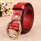 Belt Fashion Women Vintga Leather Belt Women's Pin Buckle Belt Pure Leather Women's Belt