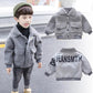 Boys Winter Lamb Wool Coat Plus Velvet Thickening Children's Handsome Trendy Clothes Baby Autumn and Winter Warm Jacket