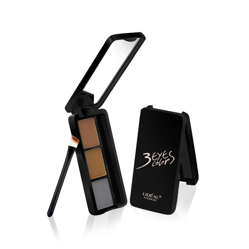 Tri-color eyebrow waterproof Sweat-proof non-bleaching long-lasting non-blooming eyebrow pencil