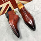 Pointed Leather Shoes Large Size Increased Lether Shoes Casual Shoes Business Men Leather Shoes
