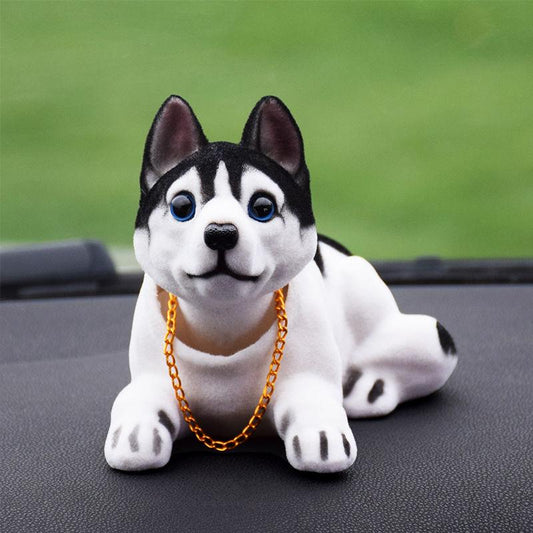 Car Shaking His Head Dog Car Ornaments Cute Shaking His Head Doll Cute Pet Car Ornaments Car Interior Decoration Supplies