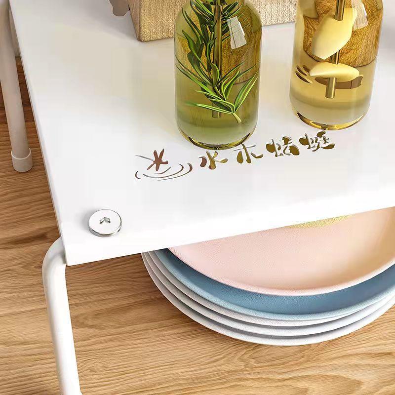 Multi-function Shelf Spice Rack Kitchen Organizer Cabinet Storage Rack Countertop Debris Storage Household Small Table Storage Shelf