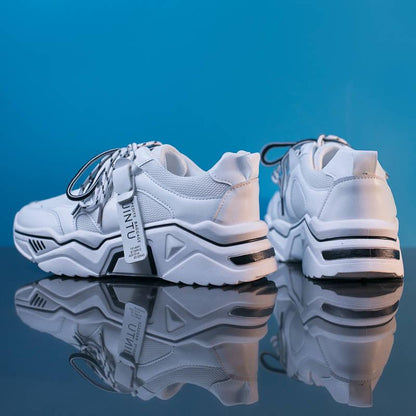Women Trainers Running Shoes PU Leather White Fashion Sneakers Sneakers Ladies Outdoor Sport Shoes