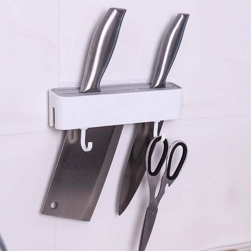Wall-mounted Fruit Knife Storage Rack Multi-function Rack Kitchen Supplies Tool Storage Rack