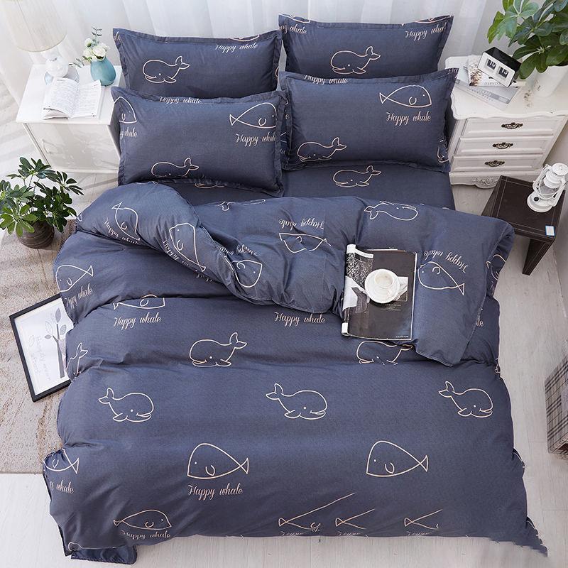 Bed Pillowcase Is Sleeved In Bedding Set Household Textile High Quality Four-piece Set