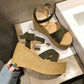 Women's Vintage Party High Heels Sandals Summer Sandals Wedges Heeled Cool Shoes Casual Versatile Club Non-slip Roman Sandals