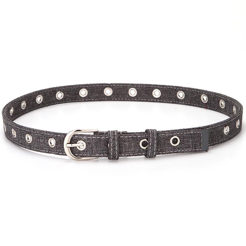 Canvas Belt Ladies Pin Buckle Belt Wild Jeans Dress Female Students Classic Trend