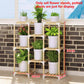Solid Wood Flower Stand DIY Splicing Shelf Potted Flower Display Rack Now Style Furniture  for Family