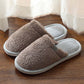 Autumn and Winter Cotton Slippers Indoor Non-slip Warm Soft Home Men's Cotton Slippers