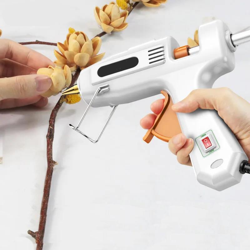 Electric-hot Melt Glue Gun with 7*100MM Glue Sticks 70W Industrial Mini Guns Thermo Electric Heat Temperature Tool