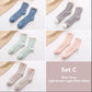 5 Pairs Coral Fleece Socks Women's Thickening Fleece Sleeping Socks Autumn Winter Home Floor Plush Socks Warm Sleeping Socks